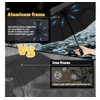 SY COMPACT Travel Umbrella Windproof Automatic Umbrellas Foldable umbrella-Black