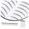 FOMIYES Eyebrow Tint Stickers 12pcs Imitation Eyebrow Transfer for Instant