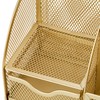 Annova Mesh Desk Organizer Office with 7 Compartments + Drawer/Desk