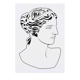 'Venus Bust' Temporary Tattoo - Water Resistant, Skin-Safe, Non-Toxic Transfer (TO00078807)