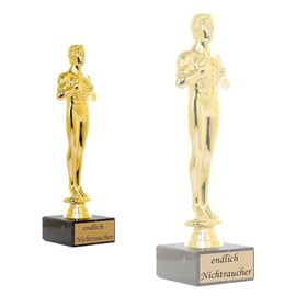 qdwq-US Winner Figurine Finally Non-Smoker 18.5 cm