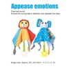 2pcs Infant Soft Cartoon Animal Appease Towel Teether Baby Soothing