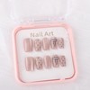 10pcs Handmade Nail Tips Elegant Pink Cents Bride Nail Tips