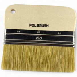 6 Inch Flat Paddle Paint Brush - High European Quality - Natural Bristles No Handle - for Home, Wood, Walls, Art, Trim & Furniture - for Acrylic, Oil, Stain, Chalk & Latex Paints