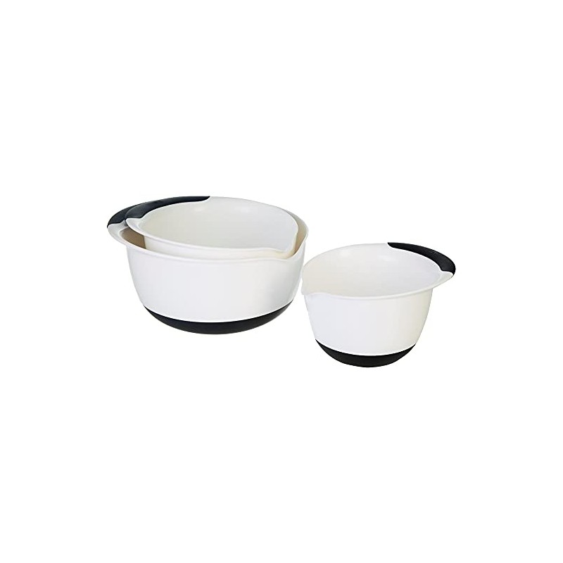 OXO 3 Piece Mixing Bowl Set Plastic Asst, 3 EA