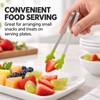 8-Pack Mini Kitchen Tongs for Snacks & Food Serving –