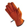 G & F 6053L-3 Split Cowhide Leather Work Gloves with