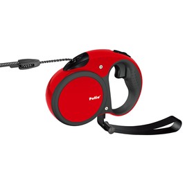 Petio Retractable Reel Leash Smart Control Style Trainer, Color: Phoenix Red, For: Large Size Dogs