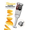 MegaWise 5-in-1 Immersion Hand Blender Set with Variable Speed, 400W,