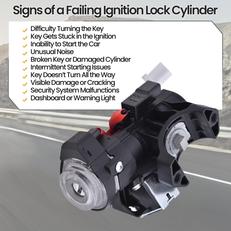 FuseRish 81905-F2230 Ignition Lock Cylinder Kit Compatible with 2017-2020 Hyundai
