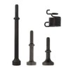 Smoothing Air Hammer Bit Set, 4 Pieces Compressed Air Hammer