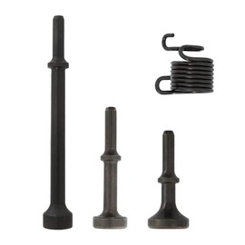 Smoothing Air Hammer Bit Set, 4 Pieces Compressed Air Hammer Attachments, Compressed Air Chisel Bits, Hammer Drill Tools and DIY Supplies