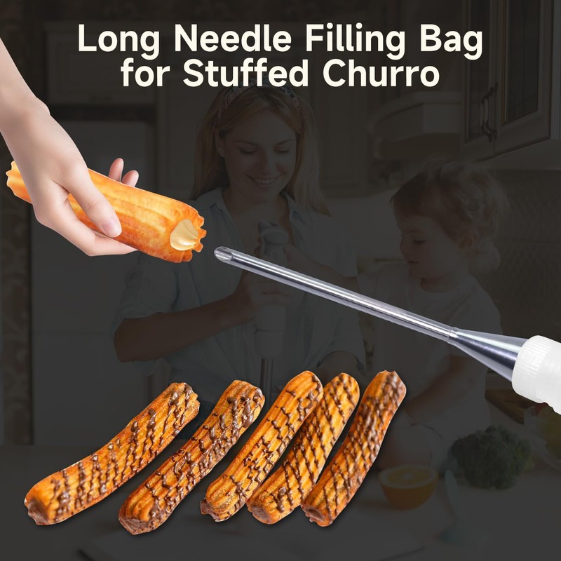 Stainless Steel Churro Maker, Churro Making Kit, Churro Gun, Churro