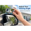 360° Adjustable Blind Spot Mirror for Cars – Wide-Angle Convex
