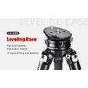 Sunwayfoto Black LB-90B 90mm Low Profile Leveling Base for Tripod