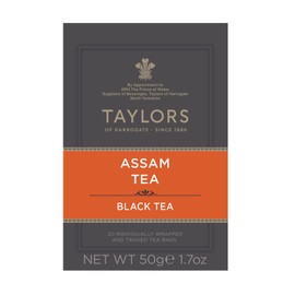 Taylors of Harrogate Pure Assam Tea - 20 Wrapped & Tagged Tea Bags