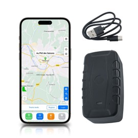 WFLNHB Hidden Magnetic GPS 4G LTEE Real-time Car Tracking Multi Alerts Device, Electronic Fence, Speed Monitoring, Endurance Life, Plug and Play, Subscription Required