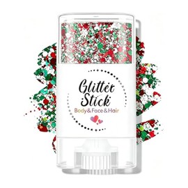 Pintura Facial con Bandera de México, Glitter Stick Mexico Reutilizable para Cuerpo y Cabello, Ideal para Fiestas Patrias, Eventos Deportivos, Hallowe