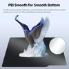 A1 PEI Build Plate 257 * 257mm, Double Sided Smooth+Textured