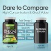 AquaOmega Ultimate Strength Plant Based Omega 3 Supplement 2480mg, Vegan