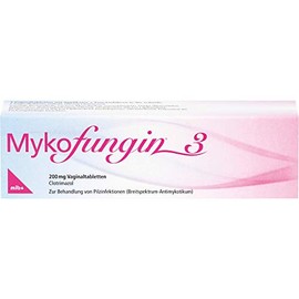 Mykofungin 3 Vaginal Tablets 200 mg