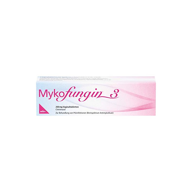 Mykofungin 3 Vaginal Tablets 200 mg