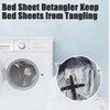 Toeloioh Bed Sheet Detangler Reduces Laundry Tangles, Keep Bed Sheets/Duvet