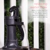 Alpine Corporation TIZ194BZ | Rustic Outdoor 2-Tier Barrel Pump Water