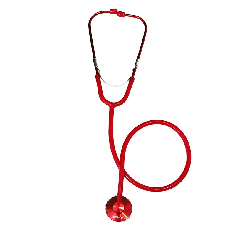 Estetoscopio Adulto con Campana Simple Rojo