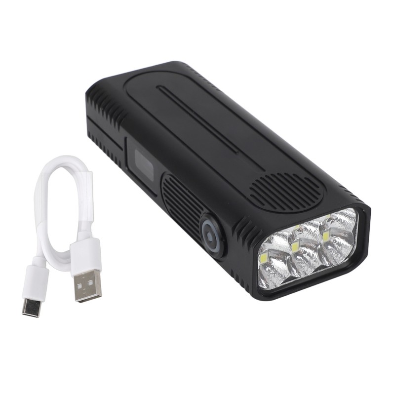 Flat Flashlights 10000LM USB Rechargeable IPX4 Protection 4200mAh with Pocket