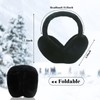 XIAOHAWANG Foldable Ear Muffs Women Winter Fluffy Earmuffs Warm Girls