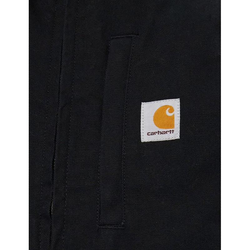 Carhartt Carhartt Men's Sherpa Lined Mock-Neck Vest, Black, Medium