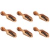 6-Piece Olive Wood Kitchen Set Consisting of 6 Spice Scales