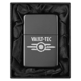 Lighter in Black Silk Lined Gift Box Vault Tec (Black)