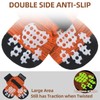 PUPTECK 2 Pairs Double-Sided Non-Slip Dog Socks with Adjustable Straps