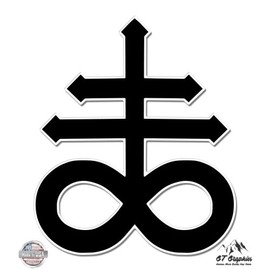 GT Graphics Leviathan Cross - 8" Vinyl Sticker - for Car Laptop I-Pad - Waterproof Decal