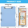 Cooperwin Nursing Clipboard Foldable Aluminum, 3 Layers Foldable with Edition