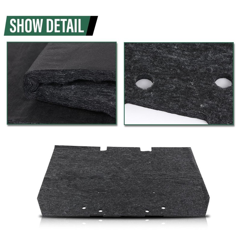 LQI Hood Insulation Pad 1/2" with Clips Heat Blanket Compatible