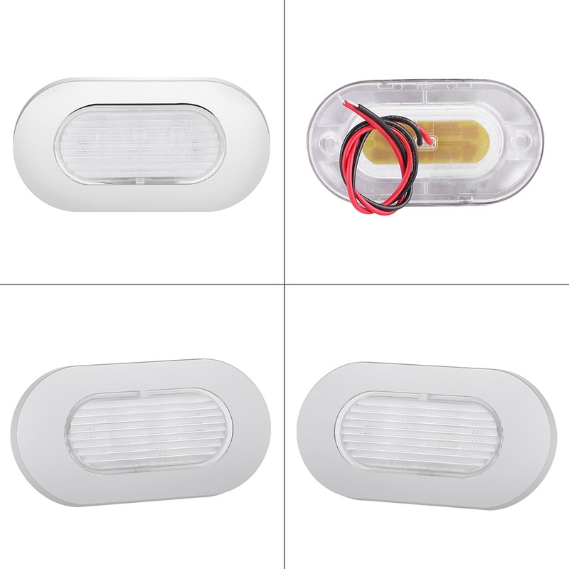 Stainless Steel 12V 2835SMD LED Anchor Stern Transom Light Lamp
