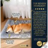 Plush Dog Bed for Crates and Floor Lounging – Soft,