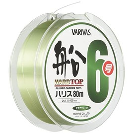 VARIVAS Harris Hardtop Ship Harris Fluorocarbon 80m No. 6 Aqua Green