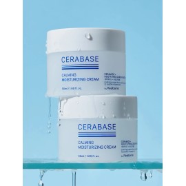 Real Barrier CeraBase Calming Moisturizing Cream 50ml | Ceramide & Panthenol Soothing Face Moisturizer for Sensitive Skin Barrier Repair