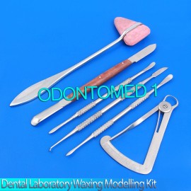 ODM Dental Laboratory Kit Waxing Modelling Carvers Mixing Tools Stainless Steel