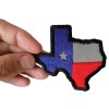 Ivamis Reflective Texas Map Flag Patch- 3x3 inch - P6638