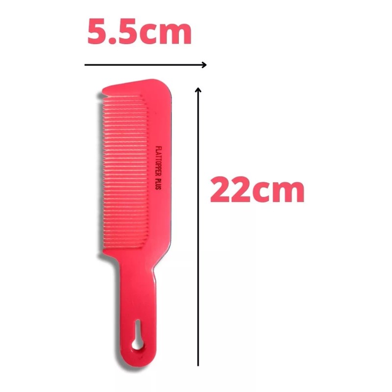 Franz Peine De Corte Flat Top Cerdas Onduladas Color Rosa