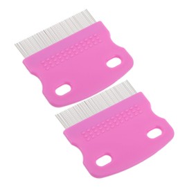 ORFOFE Portable Fine Tooth Comb for Cat Grooming Pet Comb Dandruff Removal Hairdressing Tool for Boys and Girls