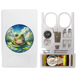Azeeda 'Frosch auf Seerosenblatt' Mini Reisenähset (SE00039916)