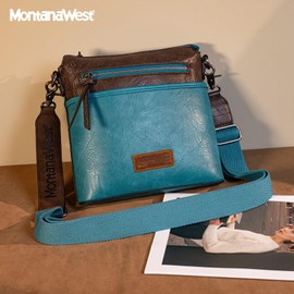 Montana West Crossbody Bag for Women Small Cross Body Bag Purses Lightweight Travel Side Purse Shoulder Purses with Guitar Strap MWC-2161TQ