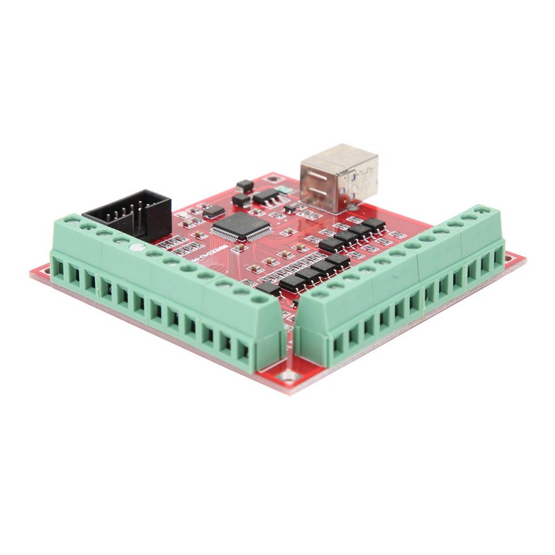 CNC USB MACH3 100Khz Red Break Out Board Support Stepper