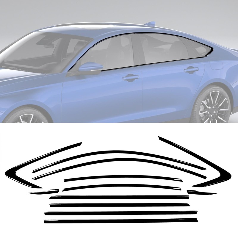 Stainless Steel Window Trim Chrome Delete for Accord 2023 2024